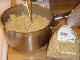 Tuna Curry on Millet